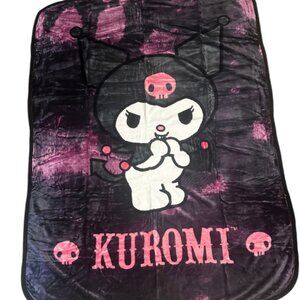 TT Kuromi  40"x50" Plush Throw Blanket Super Soft "Bad Kuromi"
